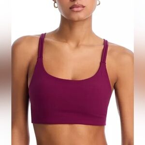 NWT Spanx Be Zero impact bra in berry